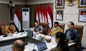Suasana Rapat Koordinasi, Pemantauan, dan Evaluasi Program Pemberantasan Korupsi di Pemerintah Provinsi Sumatera Selatan