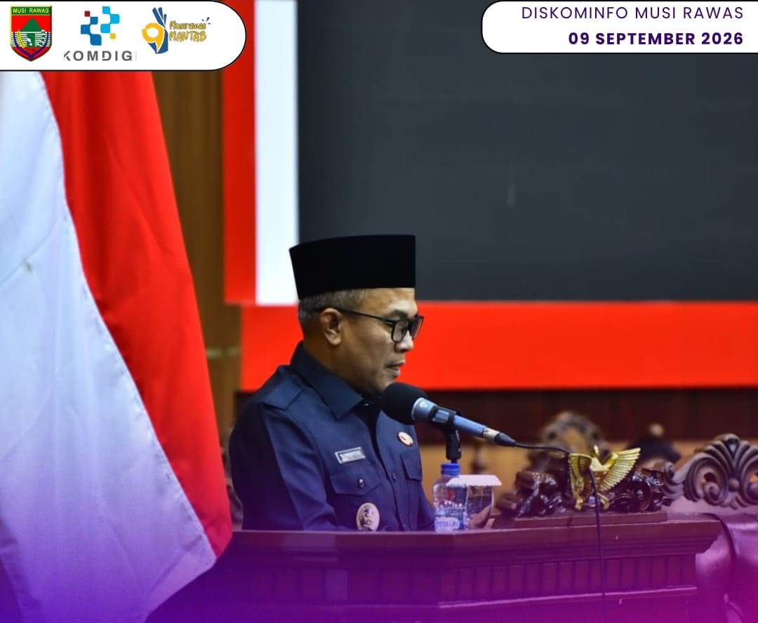 Wakil Bupati Musi Rawas, H. Suprayitno, menghadiri Rapat Paripurna DPRD Kabupaten Musi Rawas dengan agenda penyampaian Nota Keuangan dan Raperda APBD Perubahan Tahun Anggaran 2026 di Ruang Rapat Paripurna DPRD Mura, Rabu (9/9/2026). Wakil Bupati Musi Rawas, H. Suprayitno, menghadiri Rapat Paripurna DPRD Kabupaten Musi Rawas dengan agenda penyampaian Nota Keuangan dan Raperda APBD Perubahan Tahun Anggaran 2026 di Ruang Rapat Paripurna DPRD Mura, Rabu (9/9/2026).